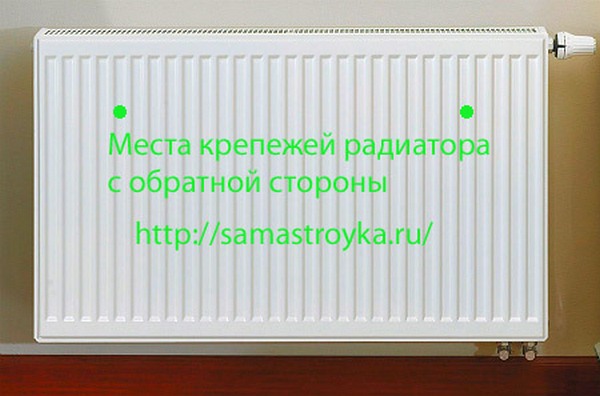 Как повесить радиатор отопления на кронштейны