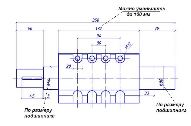 Измельчитель веток на мотоблок своими руками чертежи