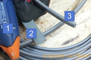 3 шага для соединения греющего кабеля