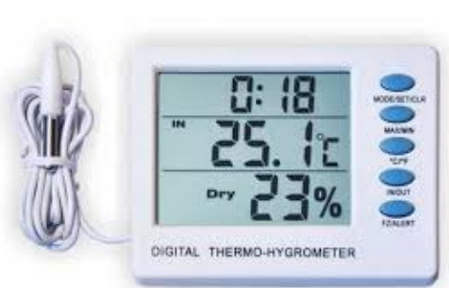 Измерить влажность воздуха и температуру