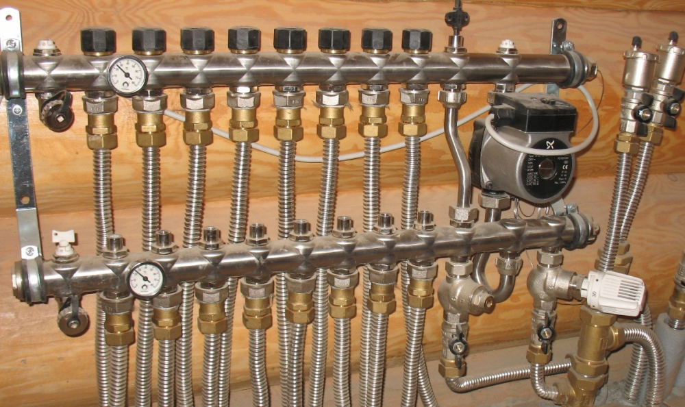 металлическая гофрированная труба для отопления (главный ключ)