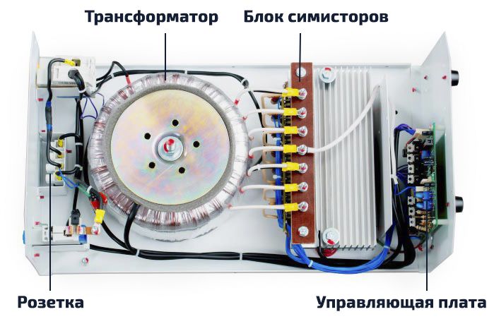 Симисторный электронный стабилизатор