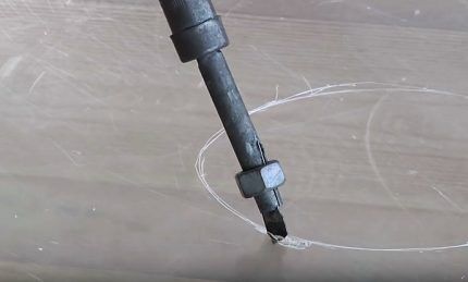 Нож из паяльника для резки оргстекла