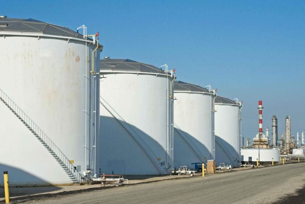 Хранение сырой нефти