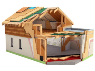 Утепление деревянного дома изнутри схематически