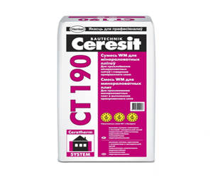 Клей для минераловаты CERESIT CT190