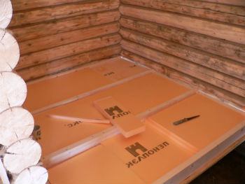 Использование пеноплекса М35 для утепления пола в деревянном доме