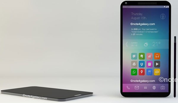 Привлекательный концепт Samsung Galaxy Note 4